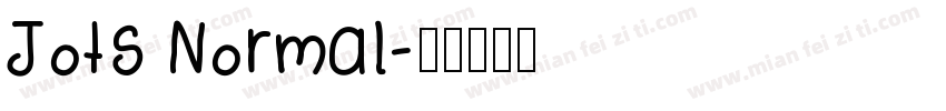 Jots Normal字体转换